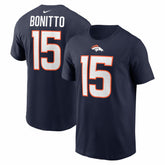 Nike Nik Bonitto Denver Broncos Player Name & Number T-Shirt Navy