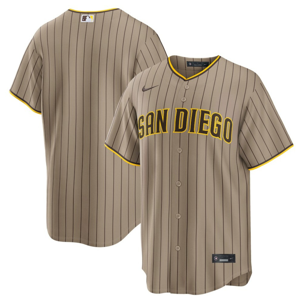San Diego Padres Nike Alternate Replica Jersey - Sand - Nike on Sale