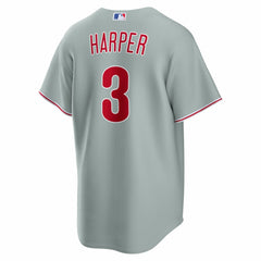 Bryce Harper Philadelphia Phillies Nike Road Replica Jersey - Gray - Nike Online