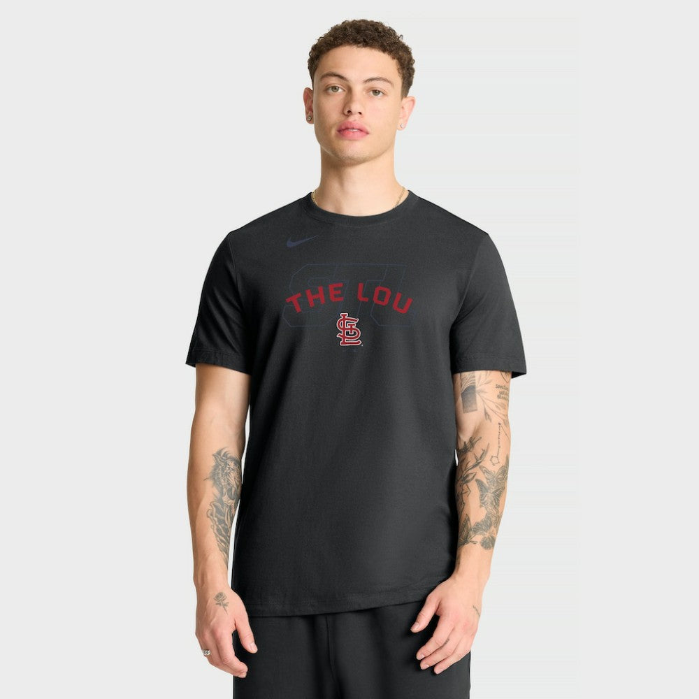 St. Louis Cardinals Nike Primetime Fashion T-Shirt - Black - Nike Lifestyle