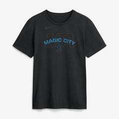 Miami Marlins Nike Primetime Fashion T-Shirt - Black - Nike Lifestyle
