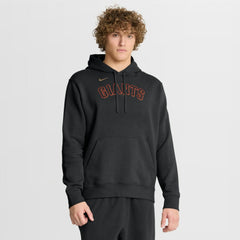 San Francisco Giants Nike Dri-Fit Club Hoodie - Black - Nike on Sale