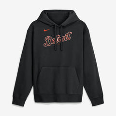 Detroit Tigers Nike Dri-Fit Club Hoodie - Black - Nike Online