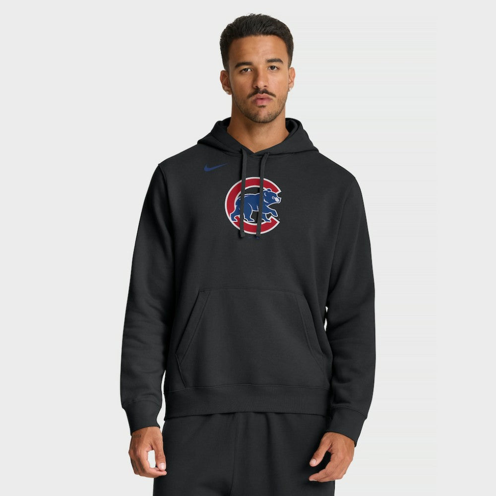 Chicago Cubs Nike Dri-Fit Club Hoodie - Black - Nike on Sale