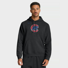 Chicago Cubs Nike Dri-Fit Club Hoodie - Black - Nike on Sale