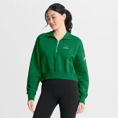Nike Philadelphia Eagles Women's Phoenix Fleece Quarter-Zip Sweatshirt Kelly Green