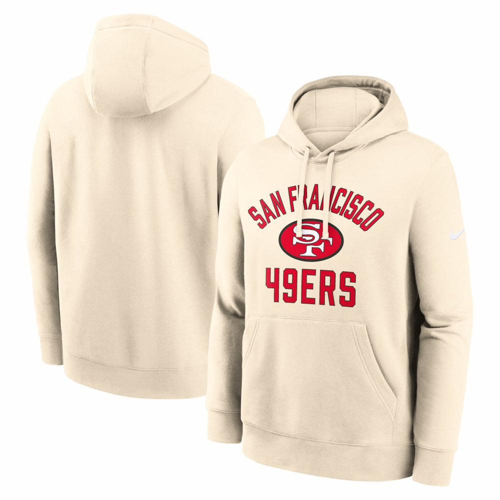 Nike San Francisco 49ers Club Hoodie Natural