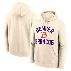Nike Denver Broncos Club Hoodie Natural