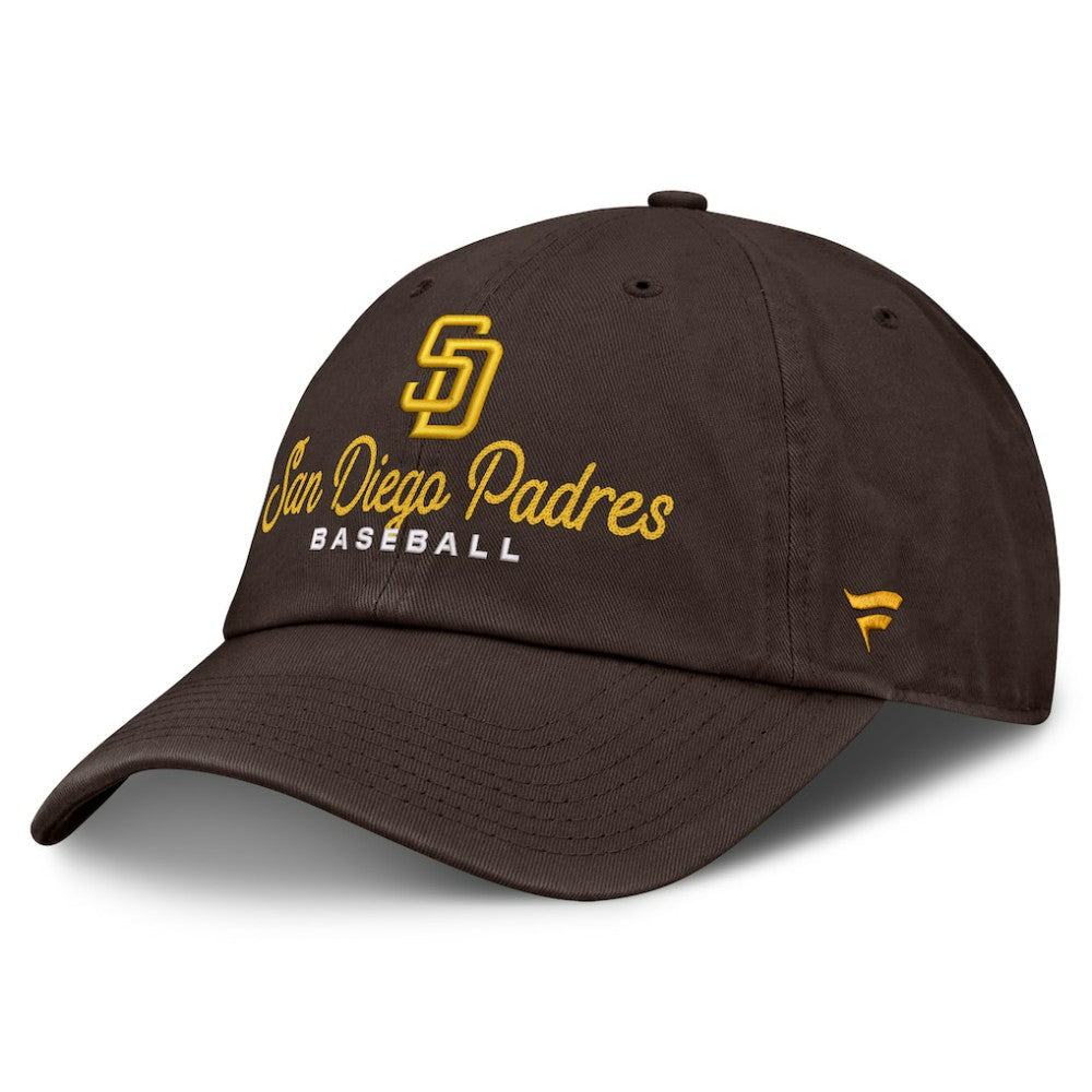 San Diego Padres Fanatics Women's Velocity Adjustable Hat - Brown - Fanatics Online