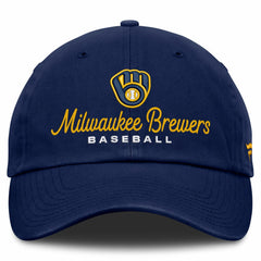 Milwaukee Brewers Fanatics Women's Velocity Adjustable Hat - Navy - Fanatics Lifestyle