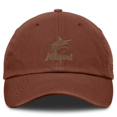 Miami Marlins Fanatics Tinge Adjustable Hat - Brown - Fanatics Sale