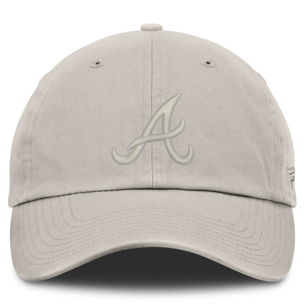 Atlanta Braves Fanatics Tinge Adjustable Hat - Stone - Fanatics Discount