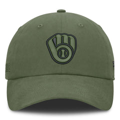 Milwaukee Brewers Fanatics Pine Rider Adjustable Hat - Olive - Fanatics Sale