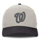 Washington Nationals Fanatics Wonder A-Frame Adjustable Hat - Stone/Graphite - Fanatics Lifestyle