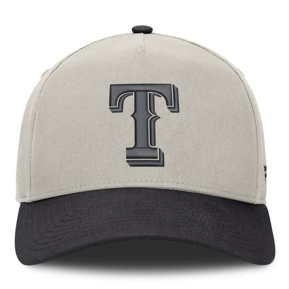 Texas Rangers Fanatics Wonder A-Frame Adjustable Hat - Stone/Graphite - Fanatics Online