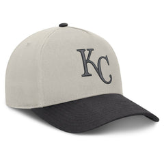 Kansas City Royals Fanatics Wonder A-Frame Adjustable Hat - Stone/Graphite - Fanatics on Sale