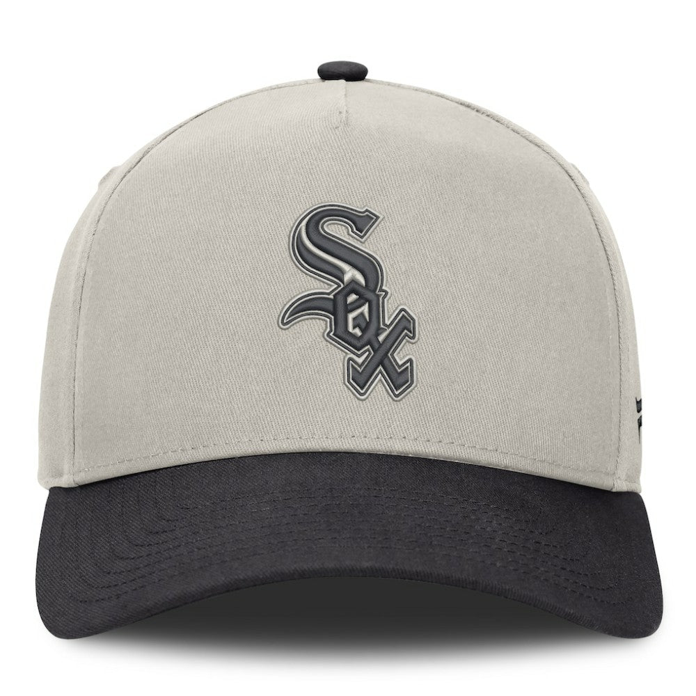 Chicago White Sox Fanatics Wonder A-Frame Adjustable Hat - Stone/Graphite - Fanatics Sale