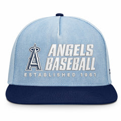 Los Angeles Angels Fanatics Twinbill Snapback Hat - Denim - Fanatics Online