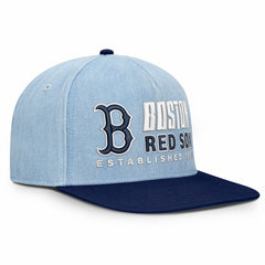 Boston Red Sox Fanatics Twinbill Snapback Hat - Denim - Fanatics on Sale