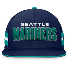 Seattle Mariners Fanatics Pick Off Fitted Hat - Navy - Fanatics Discount