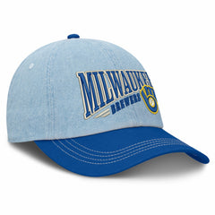 Milwaukee Brewers Fanatics Retire Adjustable Hat - Denim - Fanatics Sale