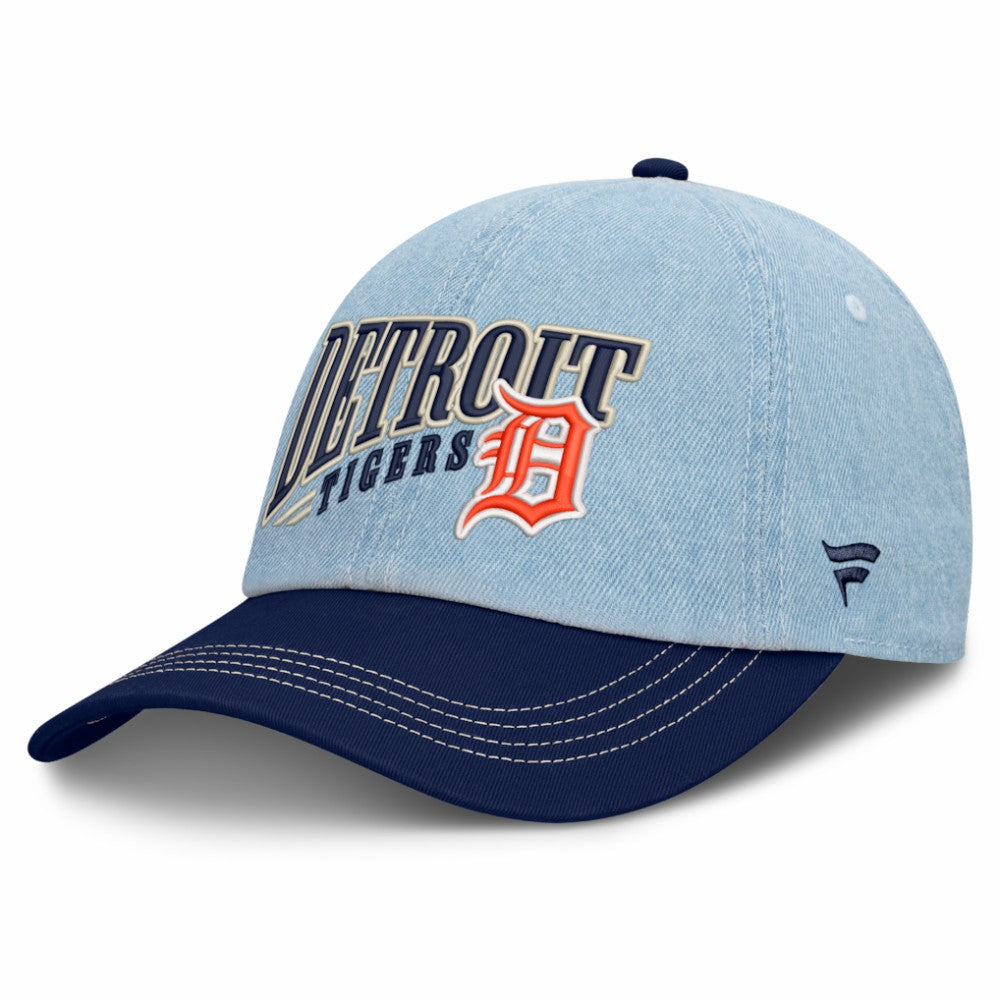Detroit Tigers Fanatics Retire Adjustable Hat - Denim - Fanatics Lifestyle