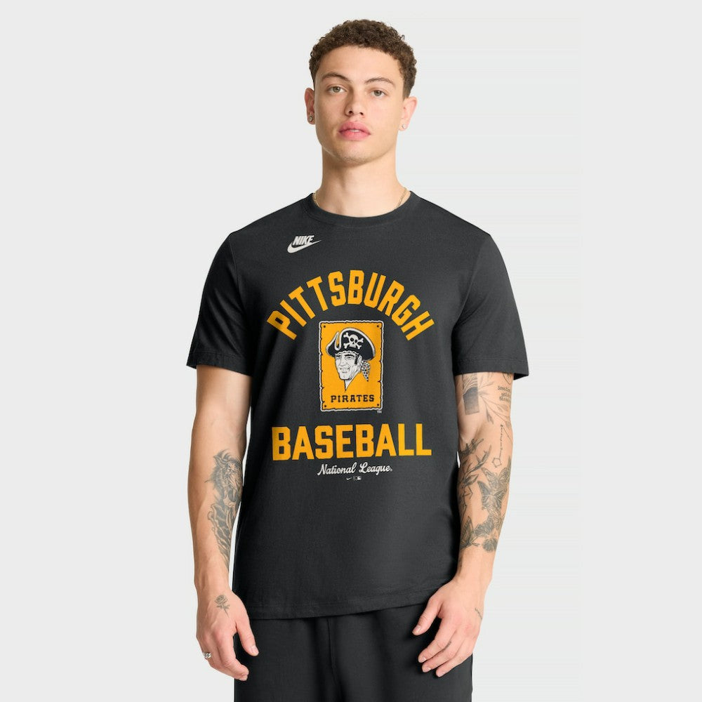Pittsburgh Pirates Nike Cooperstown Collection T-Shirt - Black - Nike on Sale