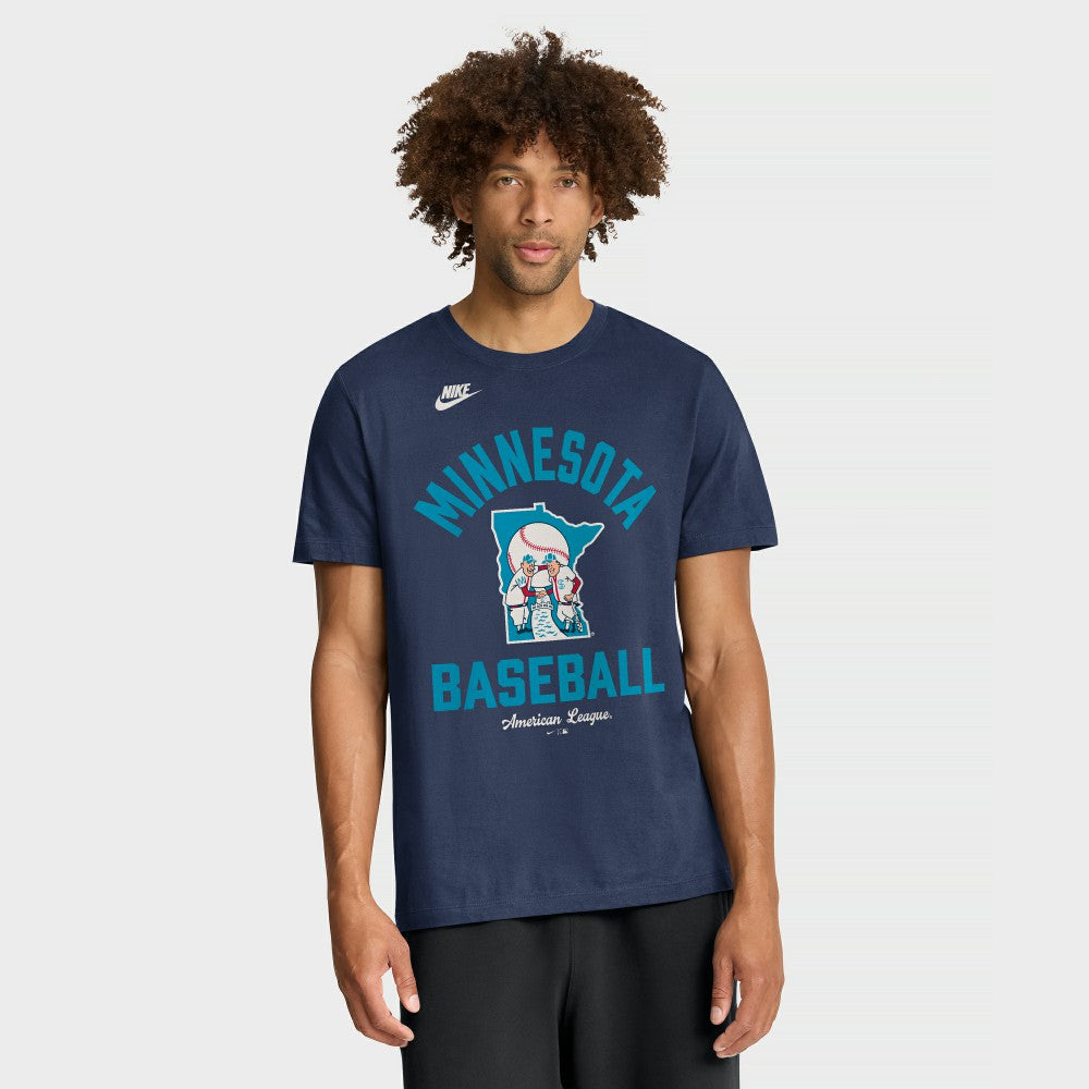 Minnesota Twins Nike Cooperstown Collection T-Shirt - Navy - Nike Online