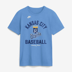 Kansas City Royals Nike Cooperstown Collection T-Shirt - Light Blue - Nike Discount