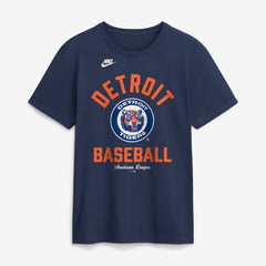 Detroit Tigers Nike Cooperstown Collection T-Shirt - Navy - Nike on Sale