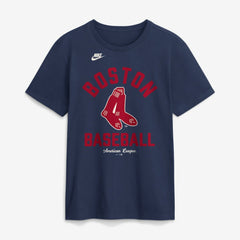 Boston Red Sox Nike Cooperstown Collection T-Shirt - Navy - Nike Discount