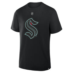 Philipp Grubauer Seattle Kraken Fanatics Authentic Stack Name & Number T-Shirt - Black - NHL 2001569442