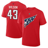 Tom Wilson Washington Capitals Fanatics Authentic Stack Name & Number T-Shirt - Red - NHL 2001569472