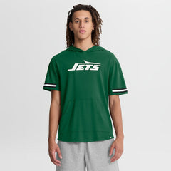 Fanatics New York Jets Optimal Play Short Sleeve Hooded T-Shirt Green