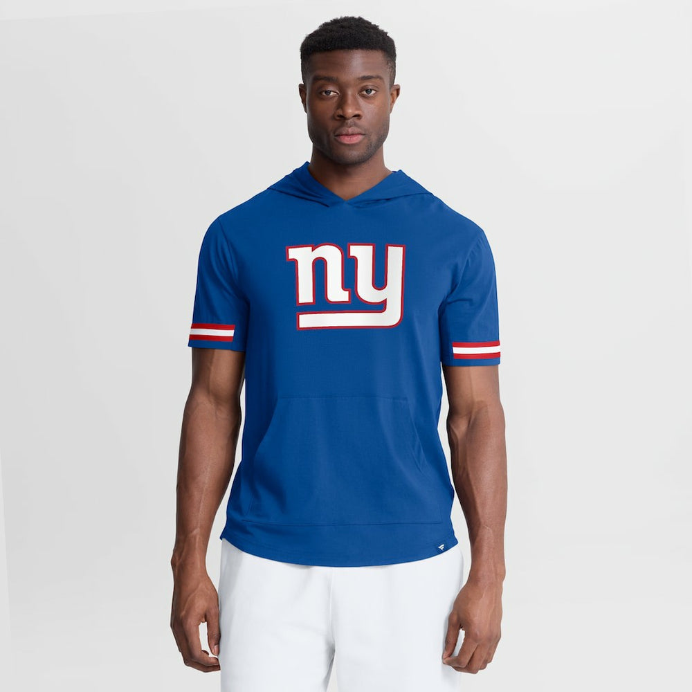 Fanatics New York Giants Optimal Play Short Sleeve Hooded T-Shirt Royal