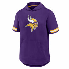 Fanatics Minnesota Vikings Optimal Play Short Sleeve Hooded T-Shirt Purple