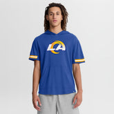 Fanatics Los Angeles Rams Optimal Play Short Sleeve Hooded T-Shirt Royal