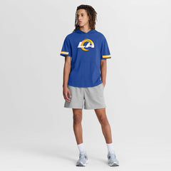 Fanatics Los Angeles Rams Optimal Play Short Sleeve Hooded T-Shirt Royal