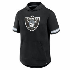 Fanatics Las Vegas Raiders Optimal Play Short Sleeve Hooded T-Shirt Black