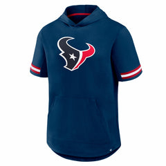 Fanatics Houston Texans Optimal Play Short Sleeve Hooded T-Shirt Navy