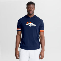 Fanatics Denver Broncos Optimal Play Short Sleeve Hooded T-Shirt Navy