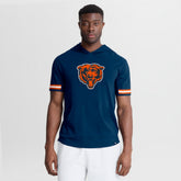 Fanatics Chicago Bears Optimal Play Short Sleeve Hooded T-Shirt Navy