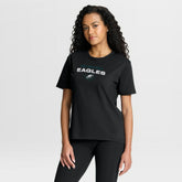 Fanatics Philadelphia Eagles Women's Fade Legacy T-Shirt Black