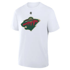 Kirill Kaprizov Minnesota Wild Fanatics Authentic Stack Name & Number T-Shirt - White - NHL 2001571382