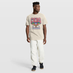 Chicago Cubs Fanatics Stadium Slub T-Shirt - Tan - Fanatics Discount
