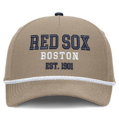 Boston Red Sox Nike Father's Day Rope Rise Adjustable Hat - Khaki - Nike Online
