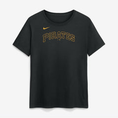 Pittsburgh Pirates Nike Women's Wordmark T-Shirt - Black - Nike Discount