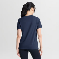 Cleveland Guardians Nike Women's Wordmark T-Shirt - Navy - Nike on Sale