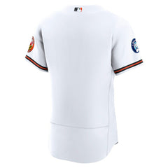 Baltimore Orioles Nike Home Sponsor Patch Authentic Jersey - White - Nike Online