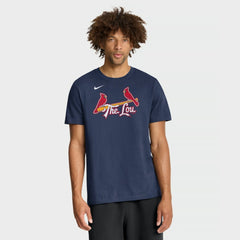 St. Louis Cardinals Nike City Connect Large Logo T-Shirt - Navy - Nike Discount